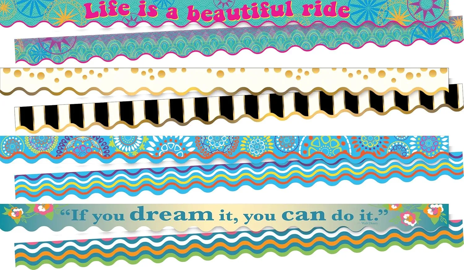 BARKER CREEK Double-Sided Bulletin Board Borders