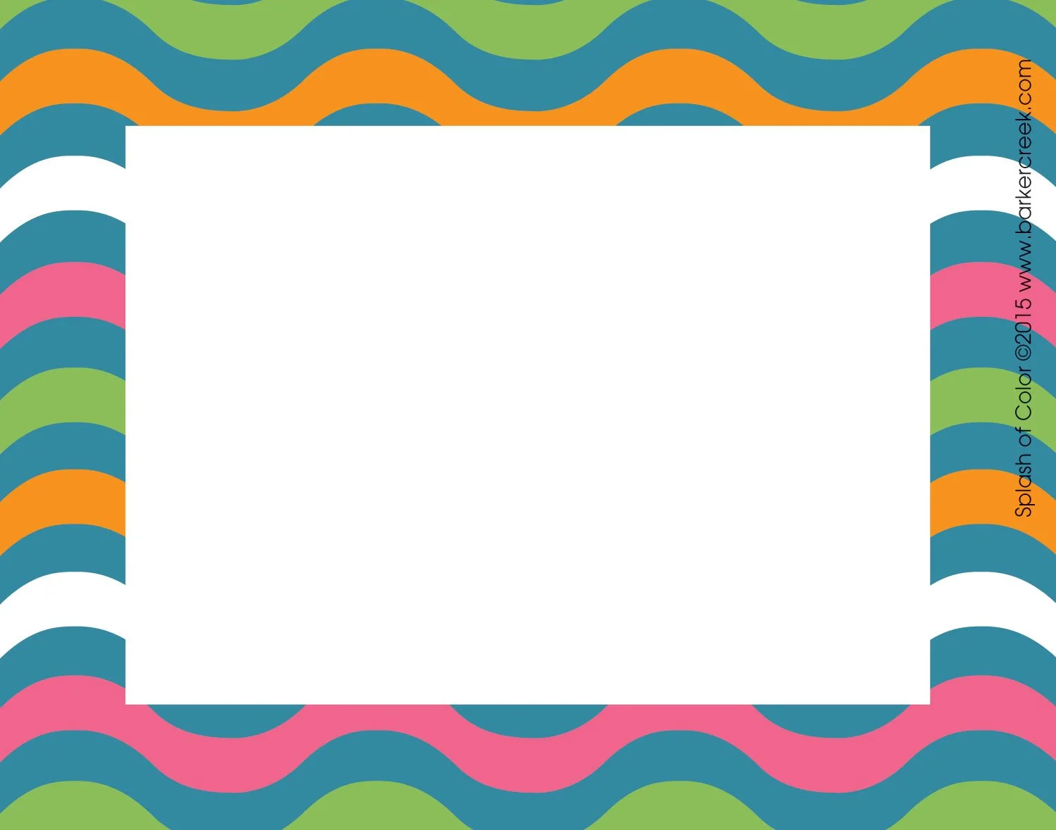Barker Creek Name Badges & Self-Adhesive Labels, Splash of Color, Multi-Purpose Name Tags, Gift Tags, and More! 3.5" x 2.75"