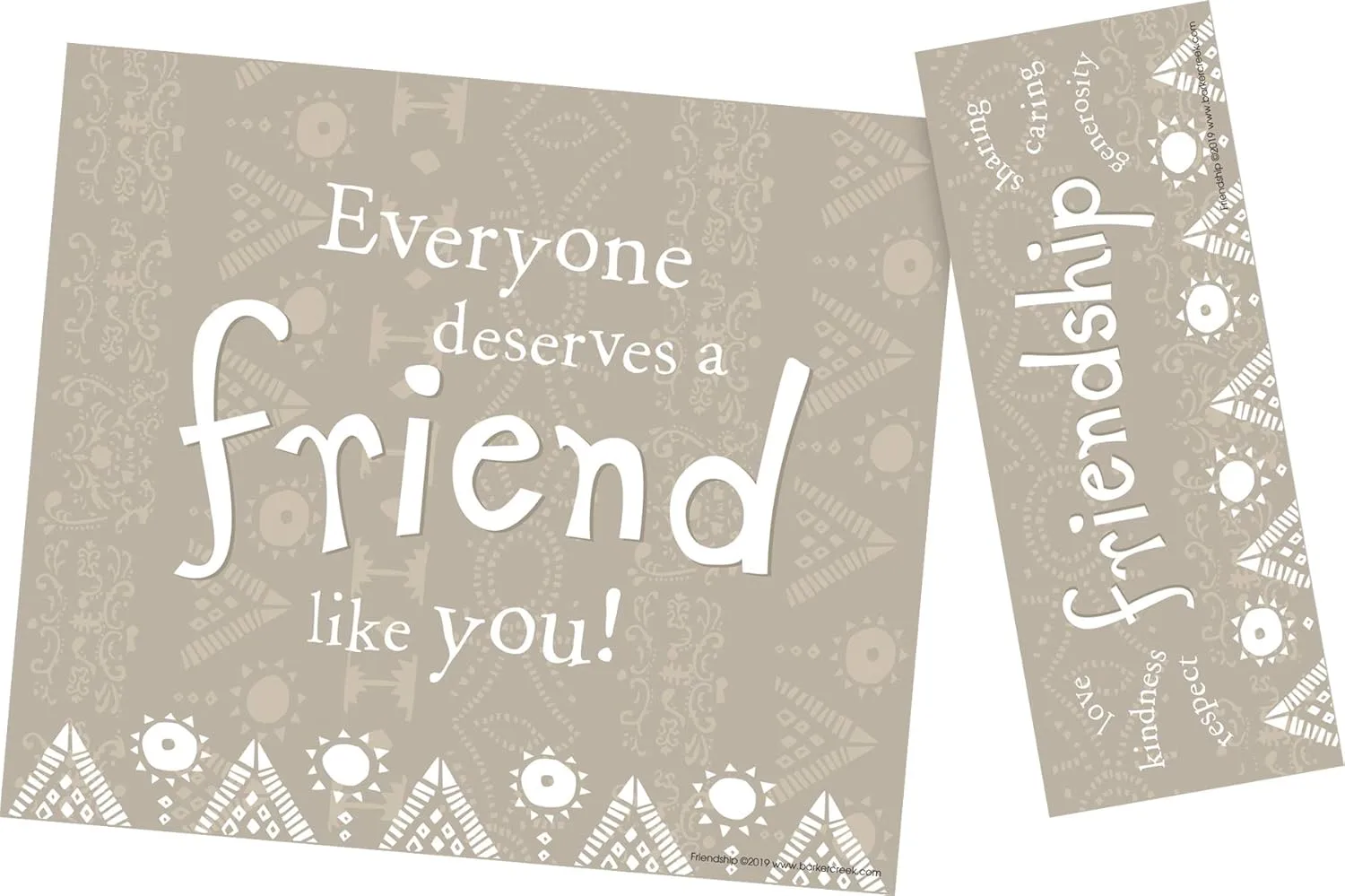 Barker Creek Award & Bookmark Set, Encourage Thoughtfulness, Mixed-Design, 120 Awards (30 Each of 4 Designs)