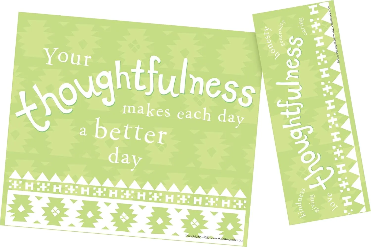 Barker Creek Award & Bookmark Set, Encourage Thoughtfulness, Mixed-Design, 120 Awards (30 Each of 4 Designs)