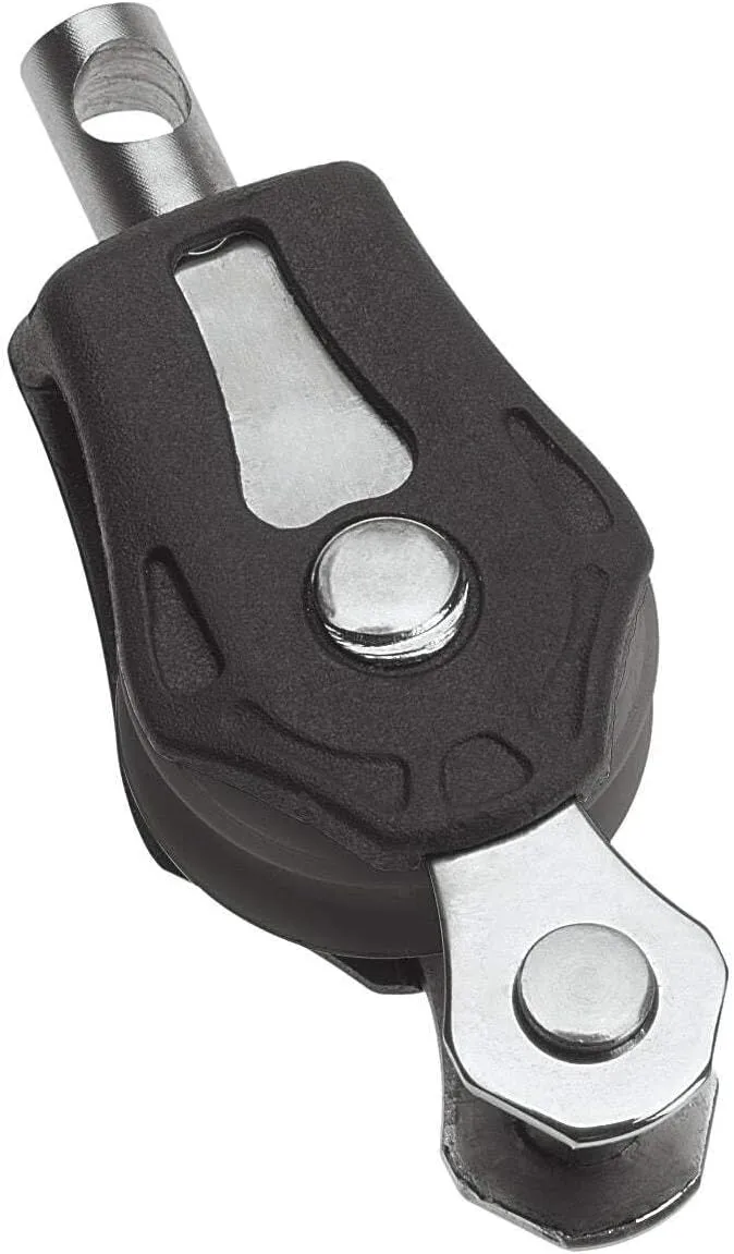 Barton Marine Size 0 20mm Plain Bearing Pulley Block Single Swivel & Becket