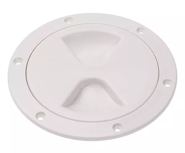 Barton Marine Screw Inspection Cover - 6" (103mm) - White [40040]