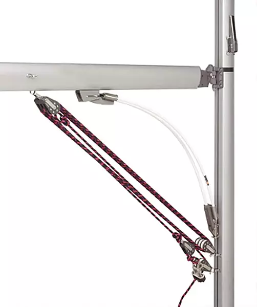 Barton Marine Boomstrut – Silver/White f/Boats Up To 20'