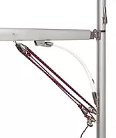 Barton Marine Boomstrut – Silver/White f/Boats Up To 20'