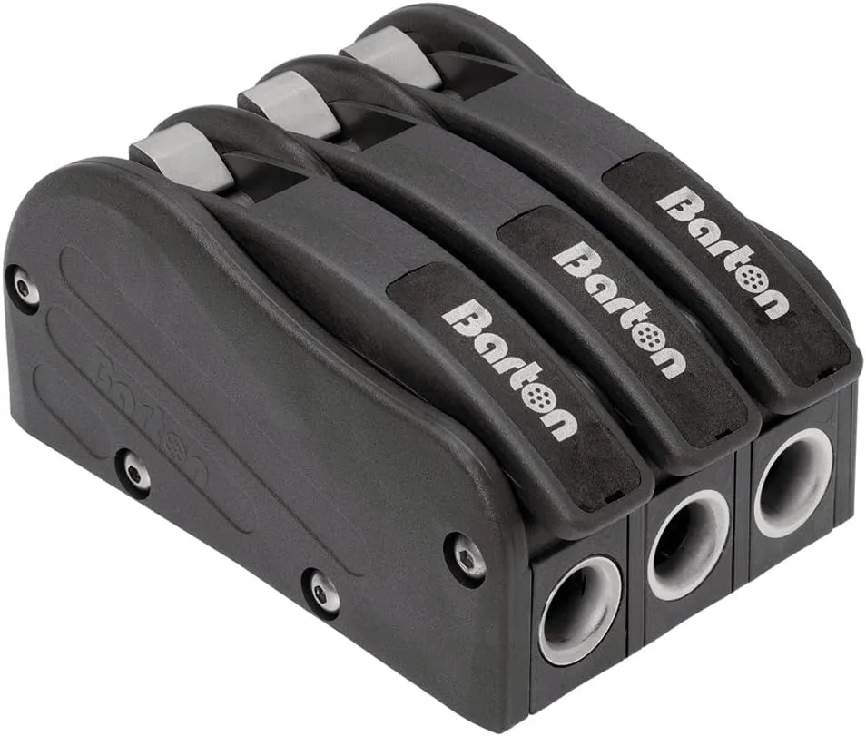 LINDEMANN Barton Triple Rope Clutch 133x91x68mm 550Kg max Holding for 12mm Ropes