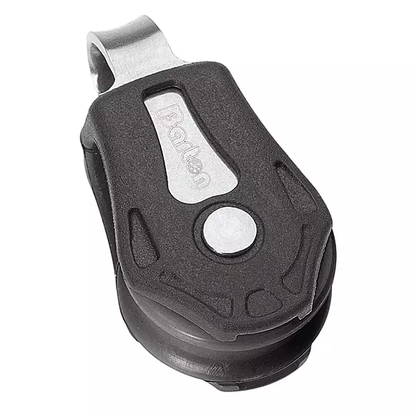 Barton Size 1 30mm Plain Bearing Pulley Block Single Fixed Eye