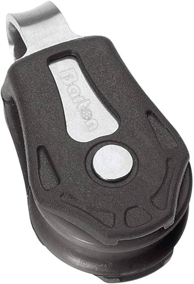 Barton Size 1 30mm Plain Bearing Pulley Block Single Fixed Eye