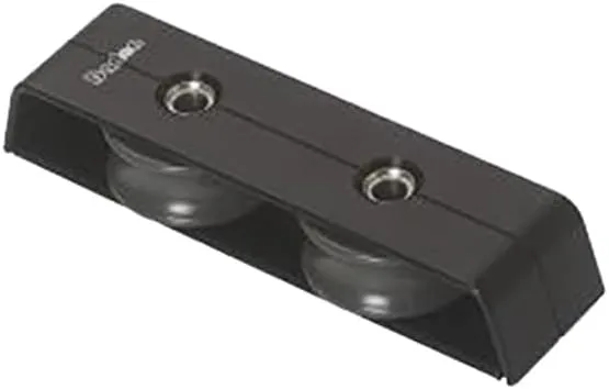 Barton Marine Deck Organizer - Size 2 - 2 Sheave - Black