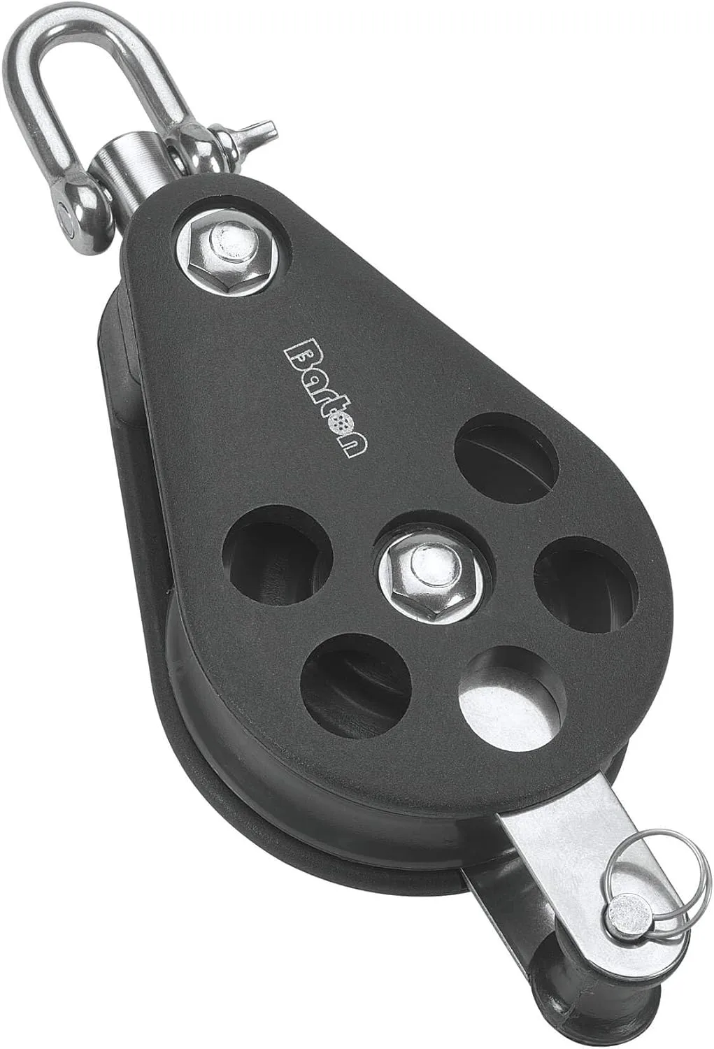 Barton Size 5 54mm Plain Bearing Pulley Block Single Swivel & Becket