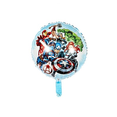 Batman Theme Foil Balloons - 5 Pcs. Set