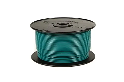 Primary Wire, 18 AWG, 1 Conductor, 100 ft, Green