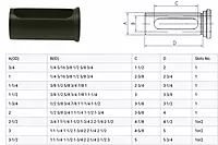 CNC Lathe Type C Sleeve 1.5OD x 1.25ID