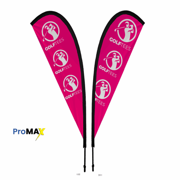 ProMAX Teardrop Banner 4m Double sided, Complete
