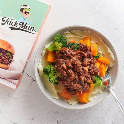 The Jack Man Smoky BBQ Jackfruit 350 grams The Jack Man Smoky BBQ Jackfruit 350 grams