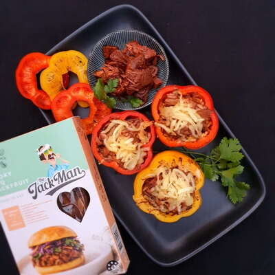 The Jack Man Smoky BBQ Jackfruit 350 grams The Jack Man Smoky BBQ Jackfruit 350 grams