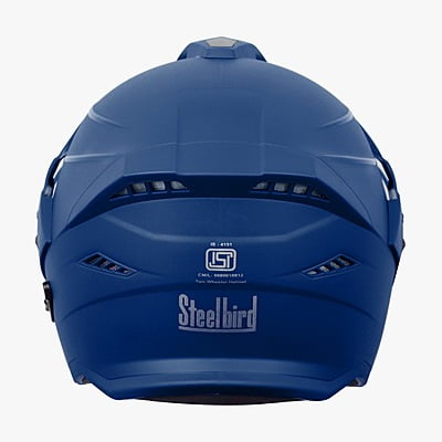 STEELBIRD SBH-23 ISS AVA DASHING WITH PEAK BLUE C/V (M)