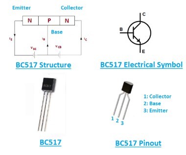 BC517 COMPOUND TRANSISTOR