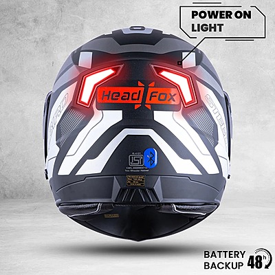 HEADFOX STEELBIRD SBA-7 ISS ROAD MATT BLACK/GREY C/V (M)