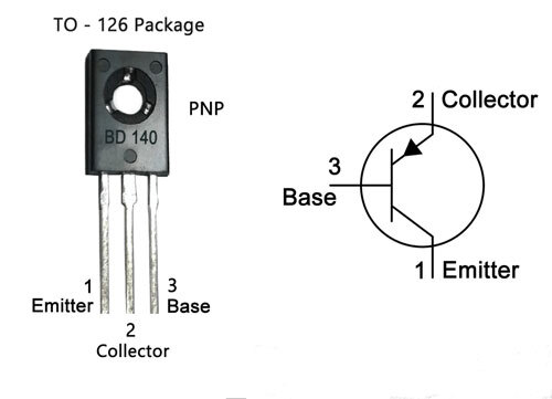 BD140 PNP TRANSISTOR