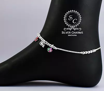 beautiful silver payal design beautiful silver payal design