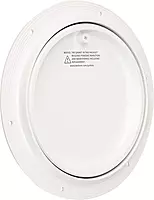 Beckson 6" Non-Skid Pry-Out Deck Plate - White