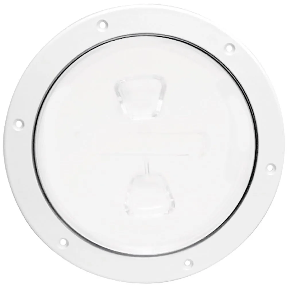 Beckson DP62-W Screw-Out Deck Plate, White, 1 Count (Pack of 1)