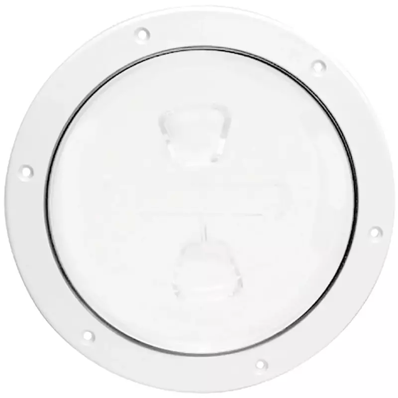 Beckson DP62-W Screw-Out Deck Plate, White, 1 Count (Pack of 1)