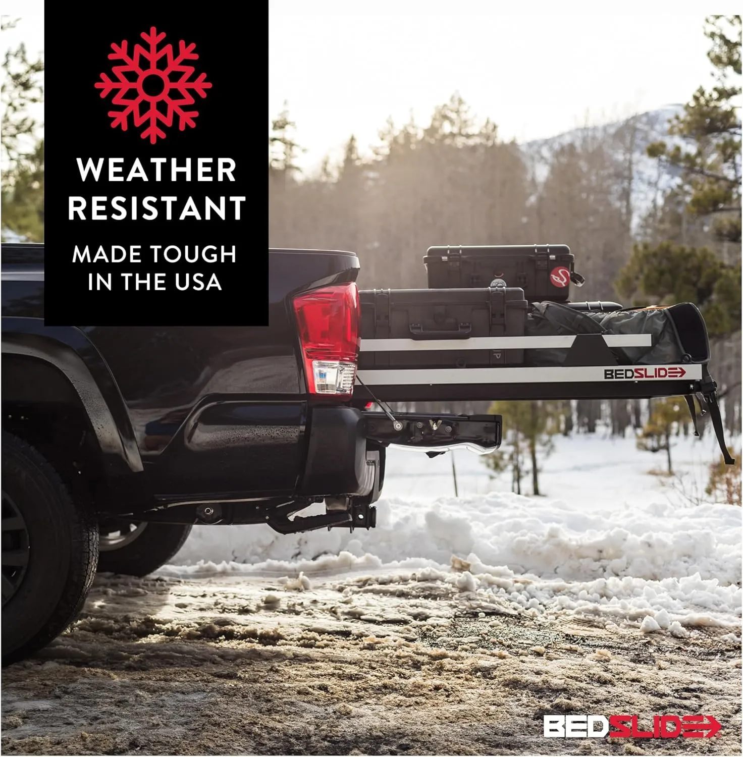 Bedslide 1000 Sliding Truck Bed Organizer, 79 x 48 in, 1000 lb Capacity