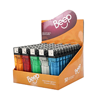 Canada Light / Beep Lighters Transparent [50Ct/Tray]
