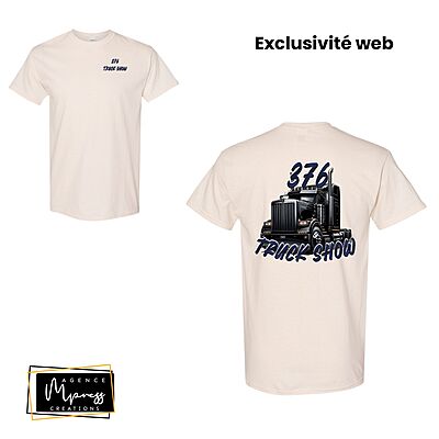Tshirt crème - 376 Truck show
