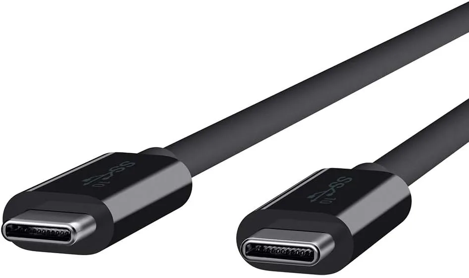 Belkin USB-C to USB-C Cable - 3.1 USB-C - 10 Gbps Data Transfer - 100 Watt - 1 Meter/3.3ft - Black