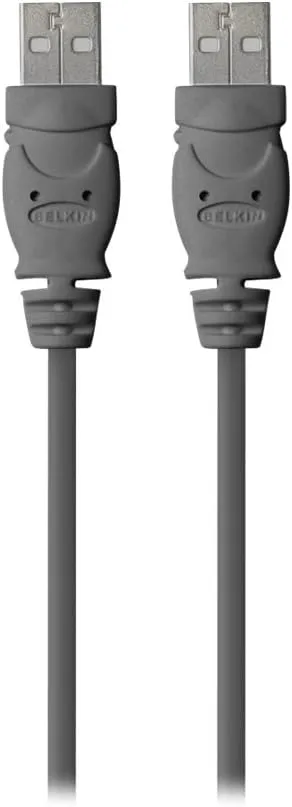 Belkin F3U131-10 A-Male USB Transfer Cable, 10ft