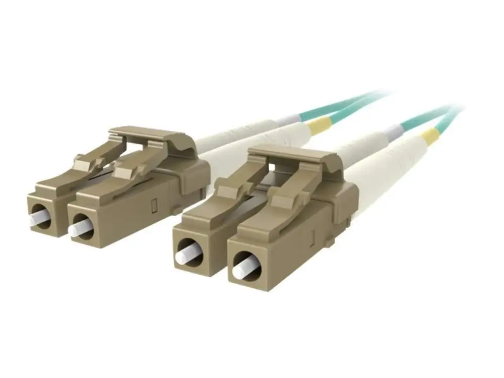 Belkin 10M Aqua Fiber Optic Patch Cable LC to LC 50/125 Multimode 10Gb