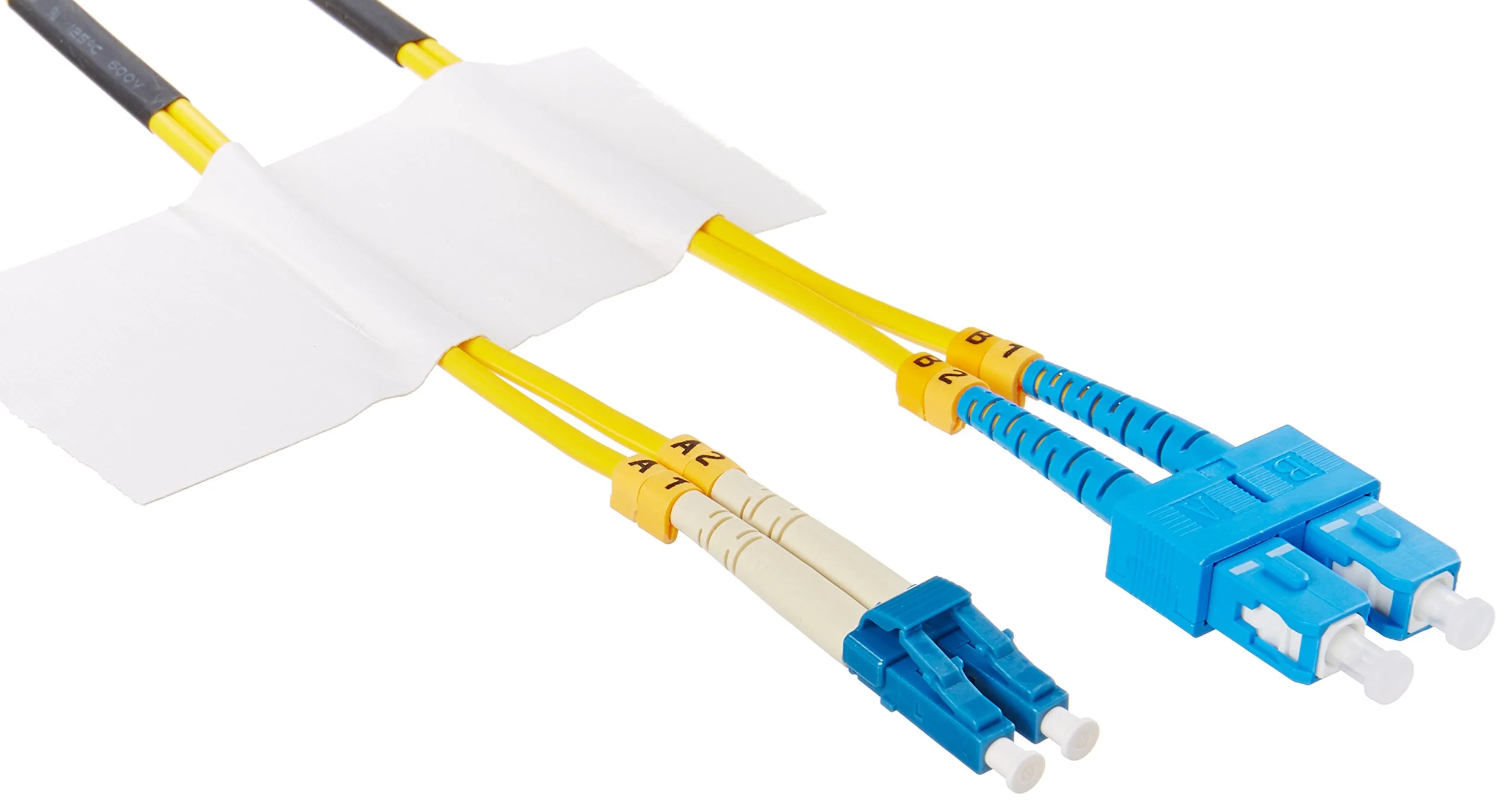 Belkin F2F802L7-10M Duplex Fiber Optic Cable LC/SC 8.3/125 10 Meters
