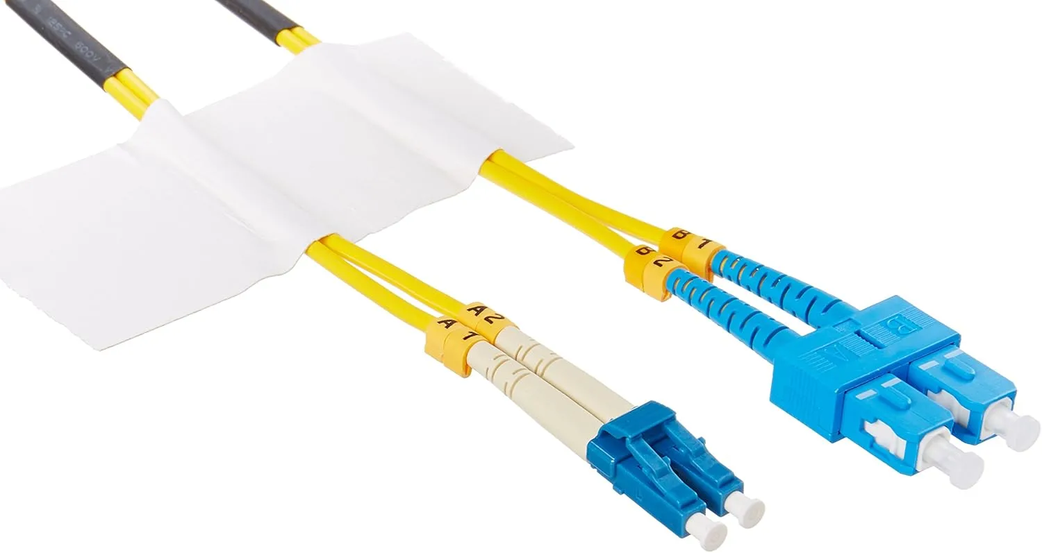 Belkin F2F802L7-10M Duplex Fiber Optic Cable LC/SC 8.3/125 10 Meters