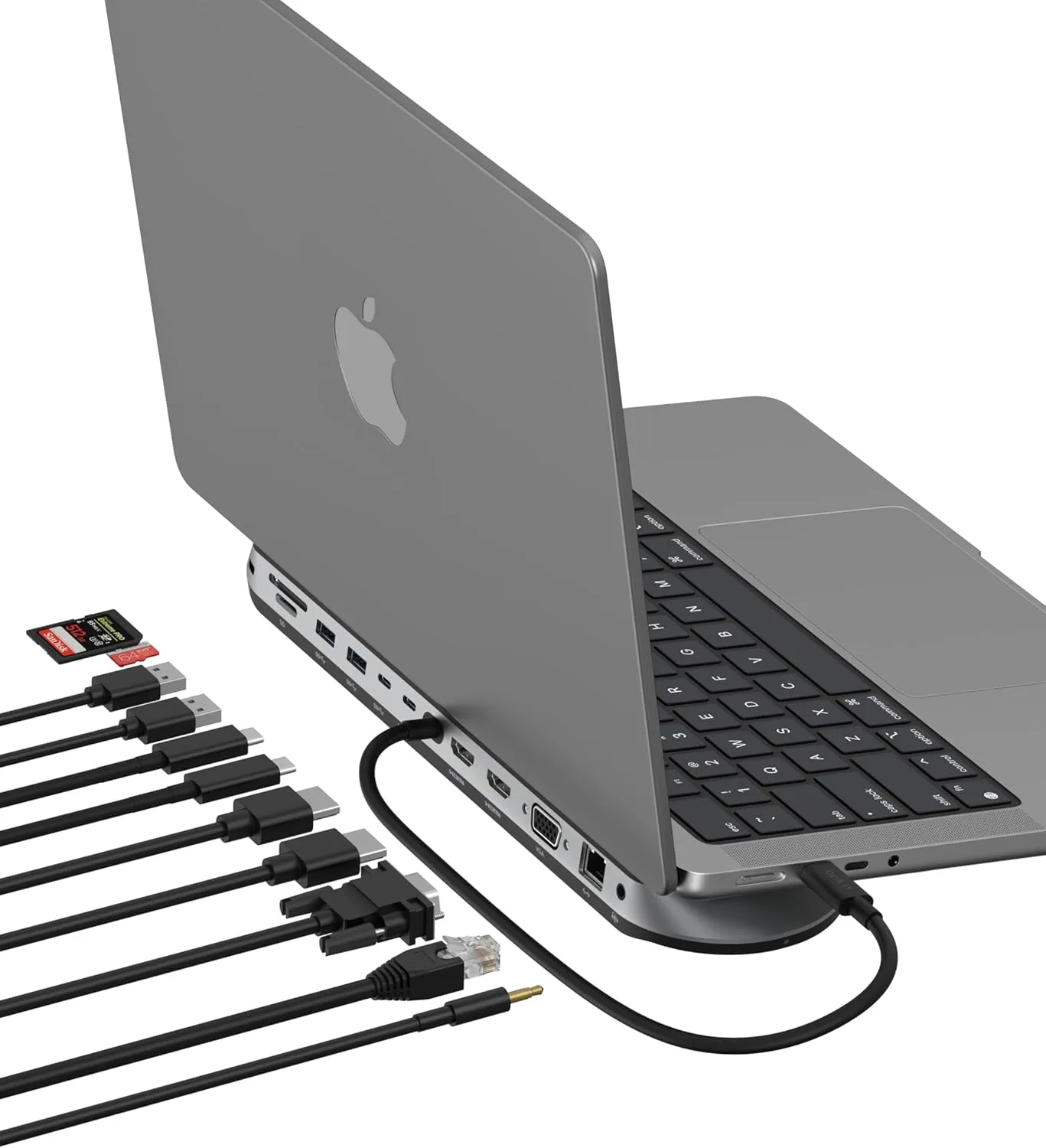 Belkin Connect 11-in-1 Universal USB-C Pro Dock w/ 3-Monitor Support, Silicon Motion Technology - Works with Mac, Windows