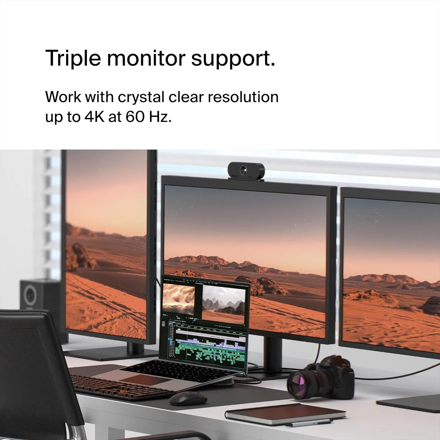 Belkin Connect 11-in-1 Universal USB-C Pro Dock w/ 3-Monitor Support, Silicon Motion Technology - Works with Mac, Windows
