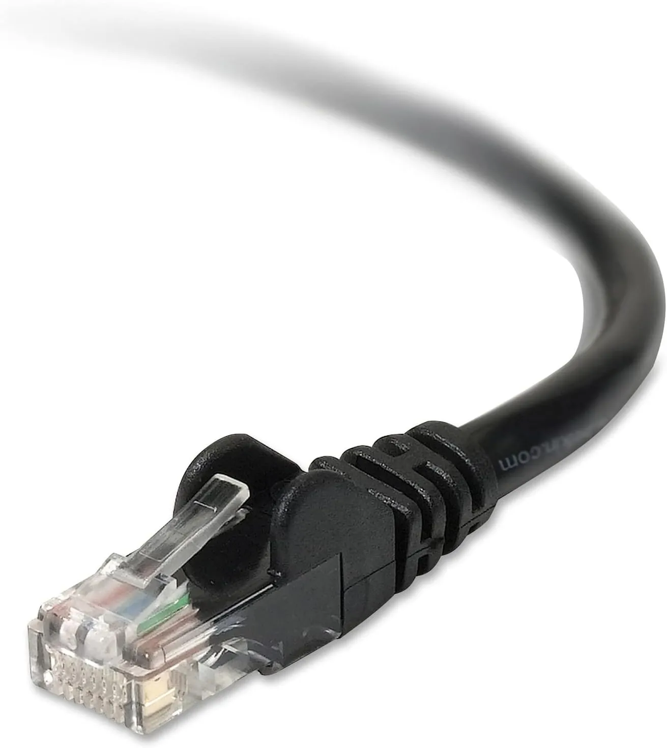 Belkin A3L980-15-BLK-S 15Ft CAT6BLACK Snagless Rj45 M/Patch Cable, 15 feet, Black
