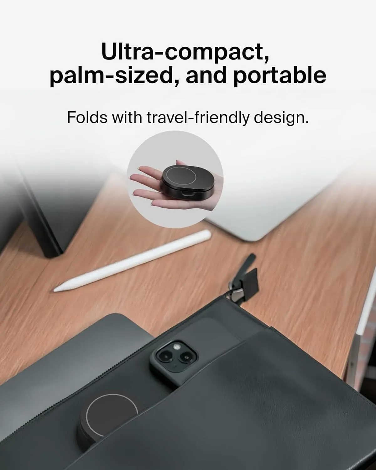 Belkin Convertible Magnetic Charging Stand 15W - MagSafe-Compatible Fast Qi2 Charger