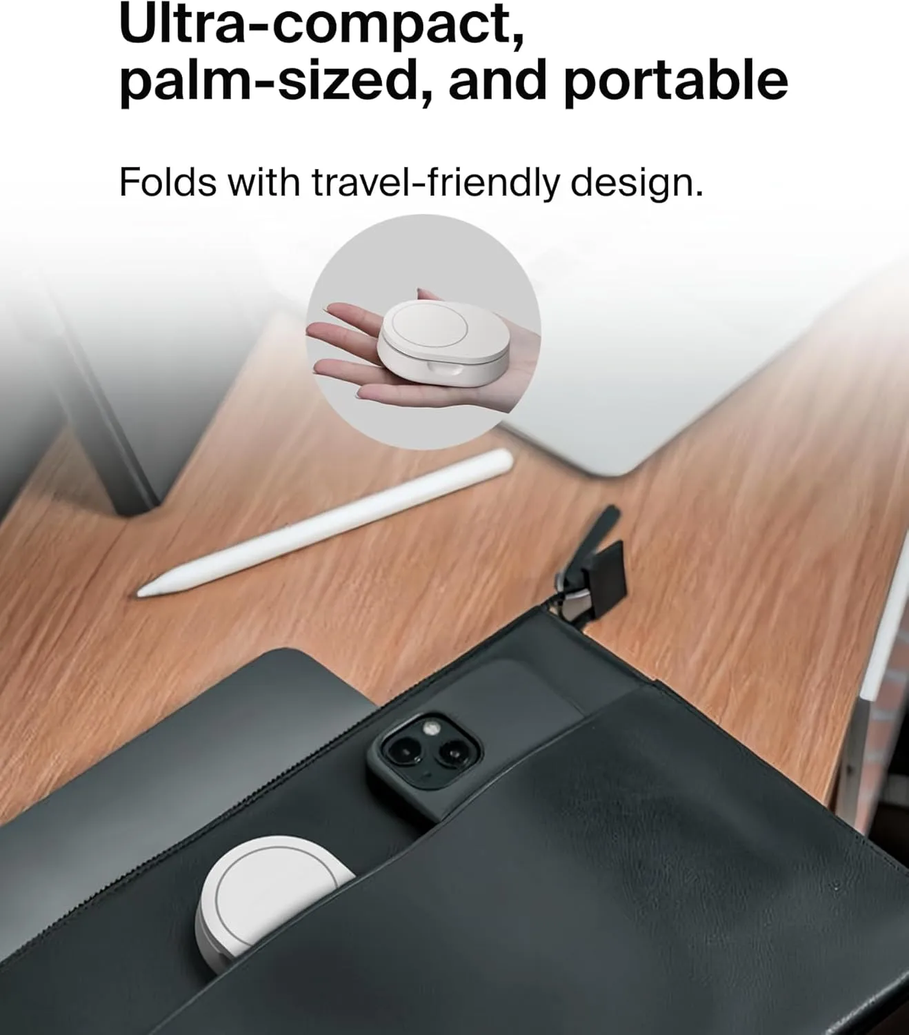 Belkin Convertible Magnetic Charging Stand 15W - MagSafe-Compatible Fast Qi2 Charger