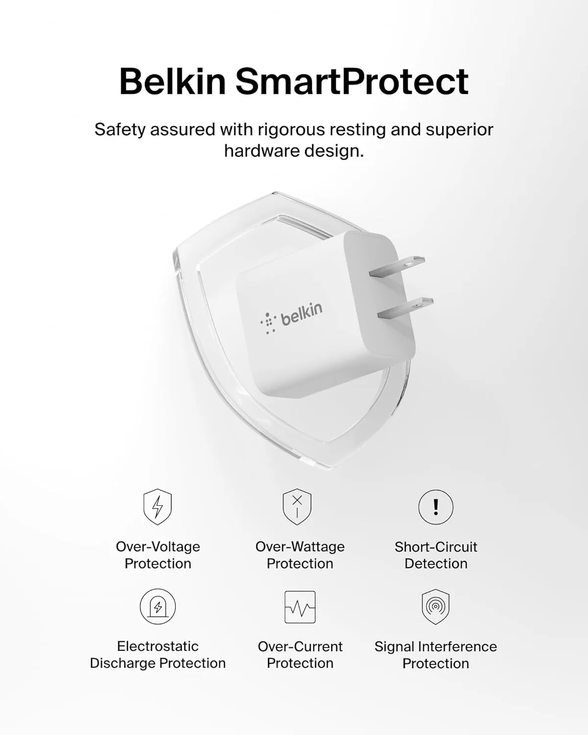 Belkin 20W USB-C Wall Charger - Fast Charging
