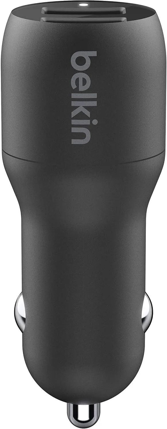 Belkin BOOSTCHARGE 24W Dual USB-A Car Charger