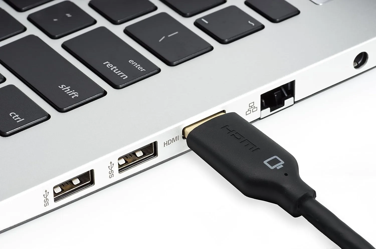 Belkin High Speed HDMI Cable with Ethernet - HDMI cable with Ethernet - HDMI male to HDMI male - 2 m - 4K support