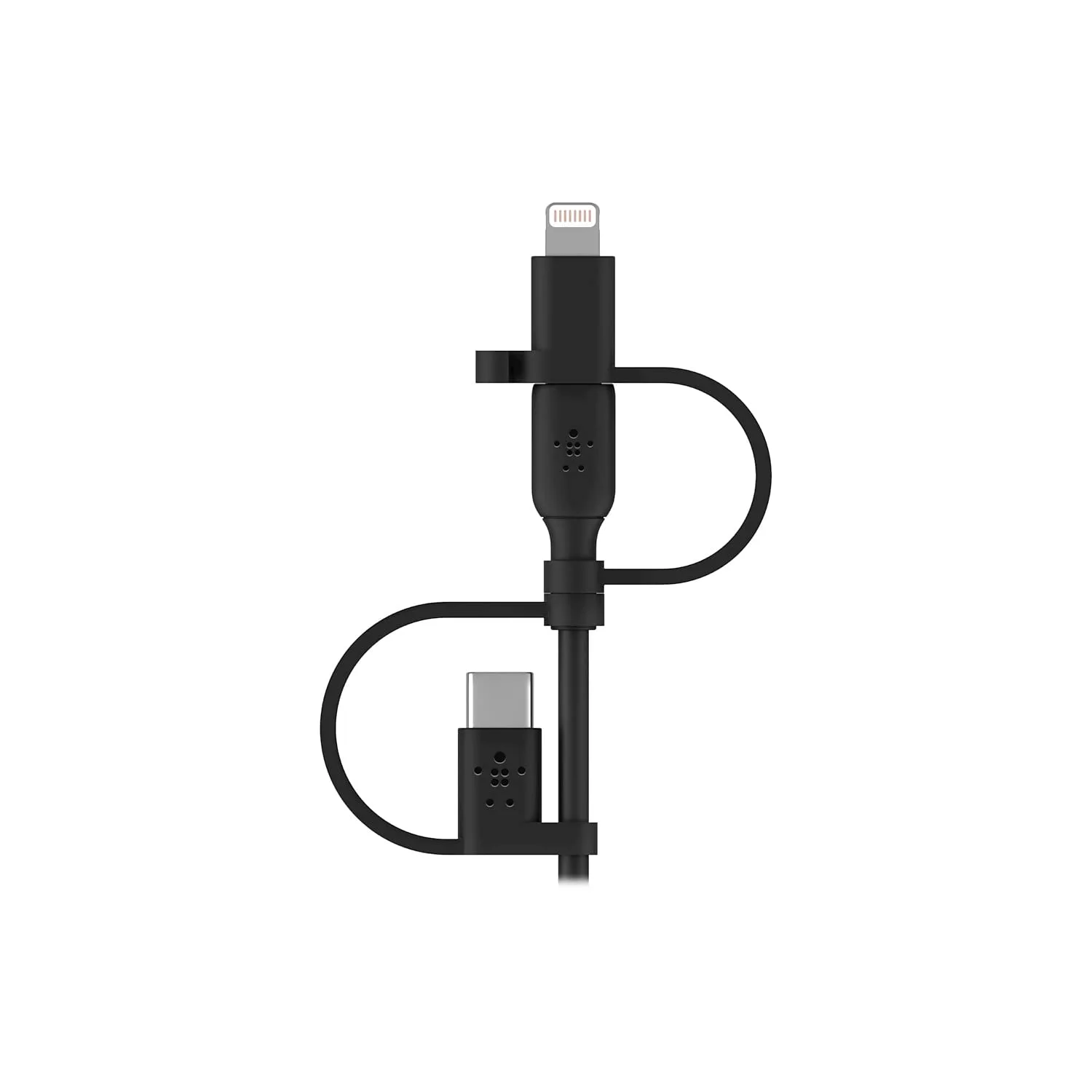 Belkin 3-in-1 Universal USB-A Cable - USB-C Cable, Lightning Cable, Micro-USB Charging Cable