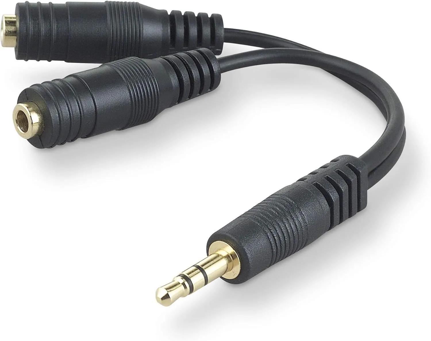 Belkin 3.5mm Audio Splitter – Dual Headphone & Speaker Adapter