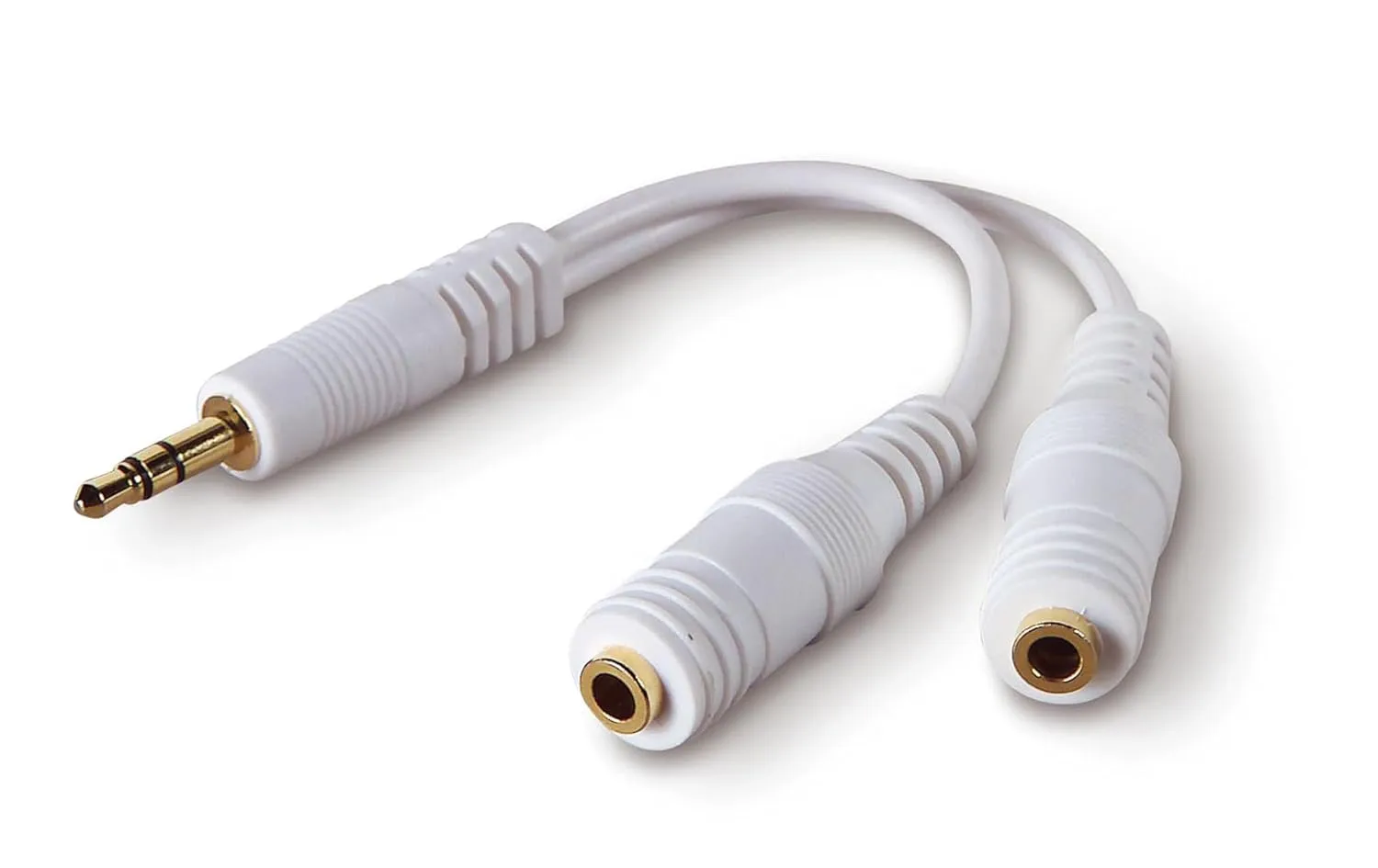 Belkin 3.5mm Audio Splitter – Dual Headphone & Speaker Adapter