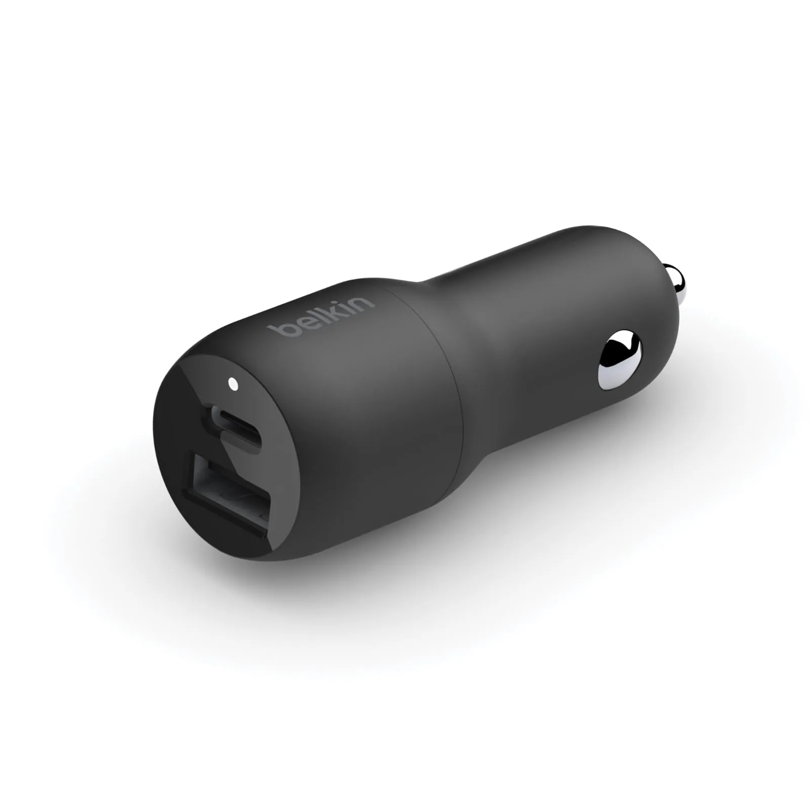Belkin 37-Watt Dual USB Car Charger - Power Delivery 25W USB-C Port & 12W USB-A Port for PPS Charging Apple iPhone