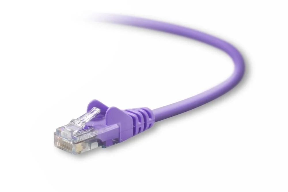BELKIN Cat5e Patch Cable - RJ-45 Male - RJ-45 Male - 3ft - Snagless