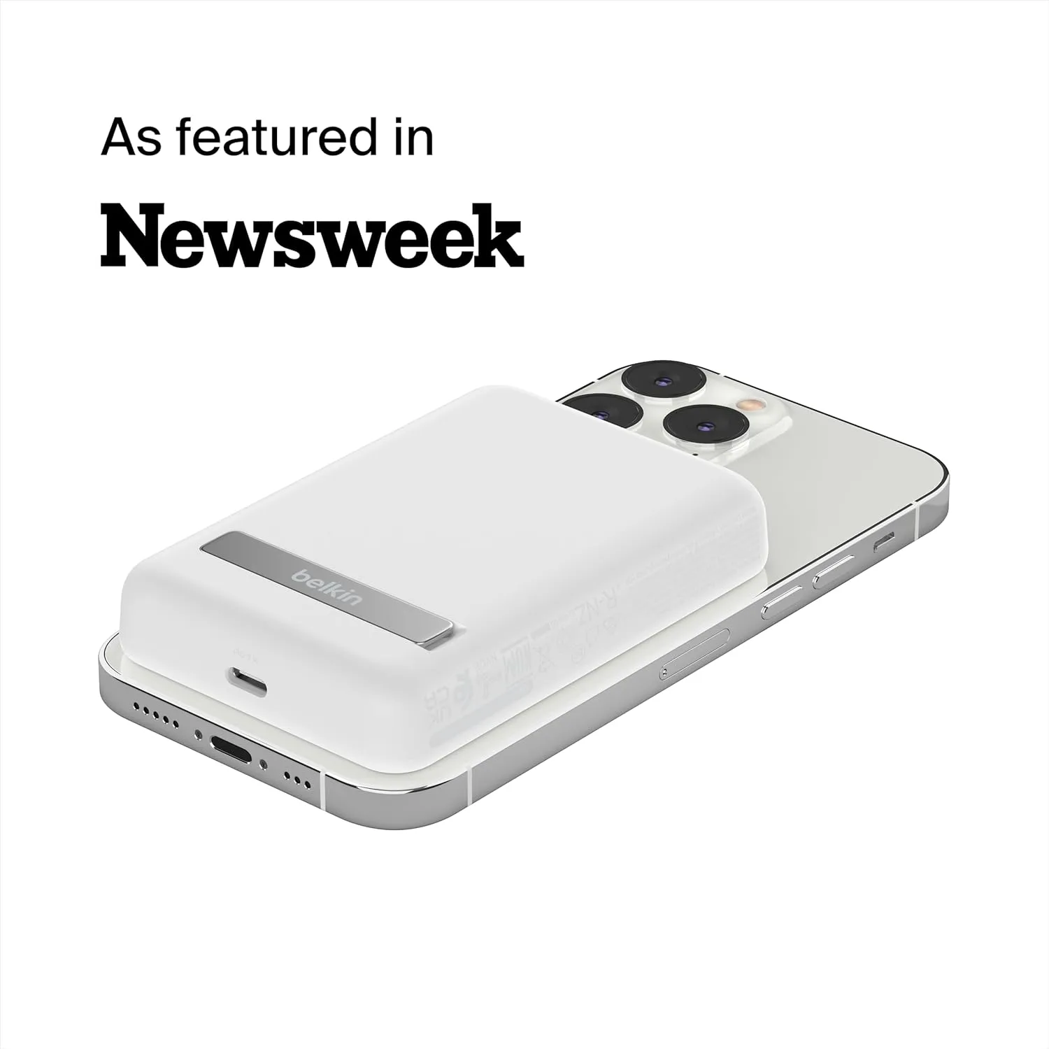 Belkin Portable Charger, Wireless Power Bank 5000 mAh MagSafe Charger 7.5W