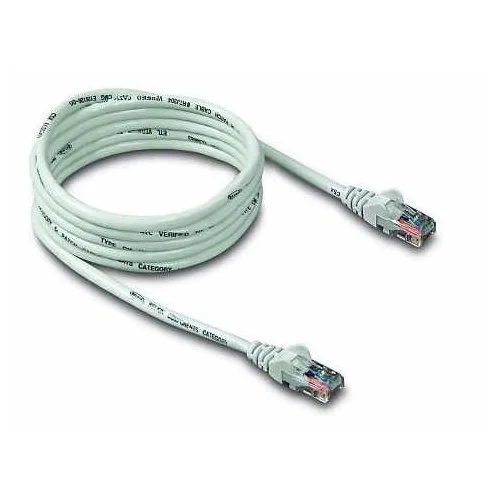 6FT CAT5E SNAGLESS PATCH CABLE, UTP, WHITE PVC JACKET, 24AWG, T568B, 50 MICRON, (A3L791-06-WHT-S)